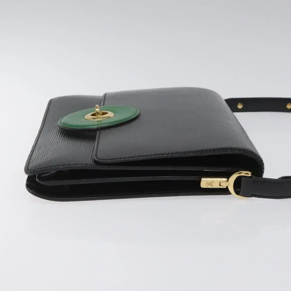 LOUIS VUITTON Epi Free Run Shoulder Bag Green Black M52414 - Picture 3 of 16